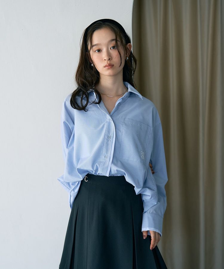 earth music&ecology「ビット付きミニスカート」|スカート|