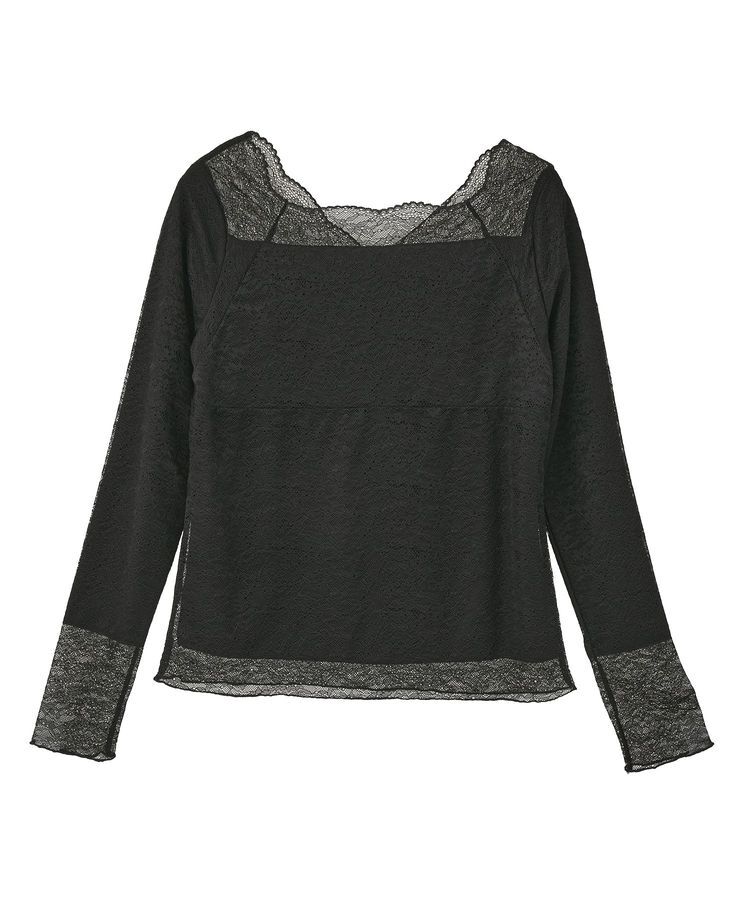 earth music&ecology「あったかフェミニンインナー(2wayネック)」|Tシャツ・カットソー|