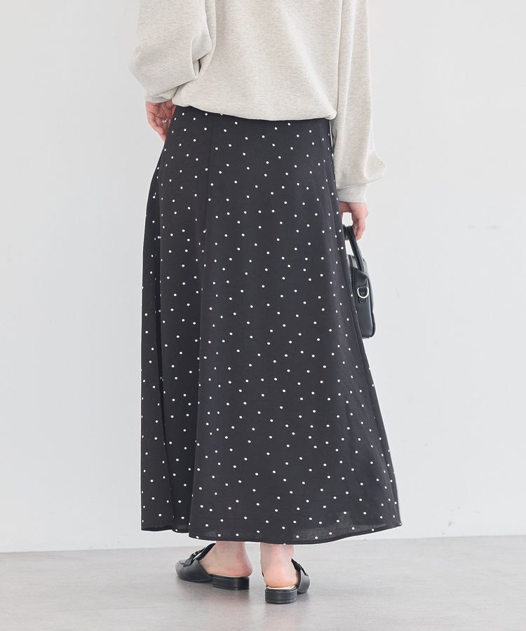 earth music&ecology「サテンフレアスカート」|フレア|