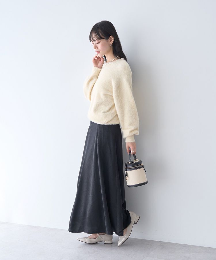 earth music&ecology「サテンフレアスカート」|フレア|