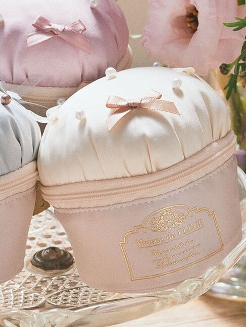 Maison de FLEUR「アイスカップポーチ」|ポーチ|クリーム