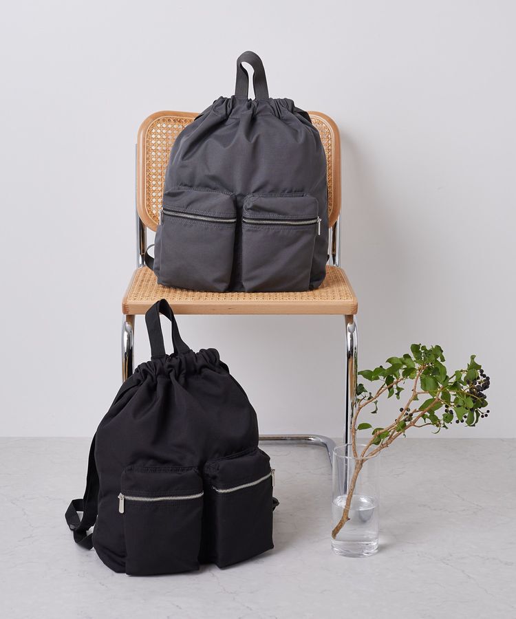 Maison de FLEUR「巾着リュック」|リュック|