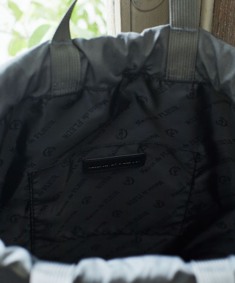 Maison de FLEUR「巾着リュック」|リュック|