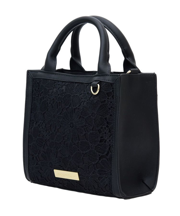 Maison de FLEUR「EC限定フラワーレース2Wayスクエアトートバッグ」|トートバッグ|