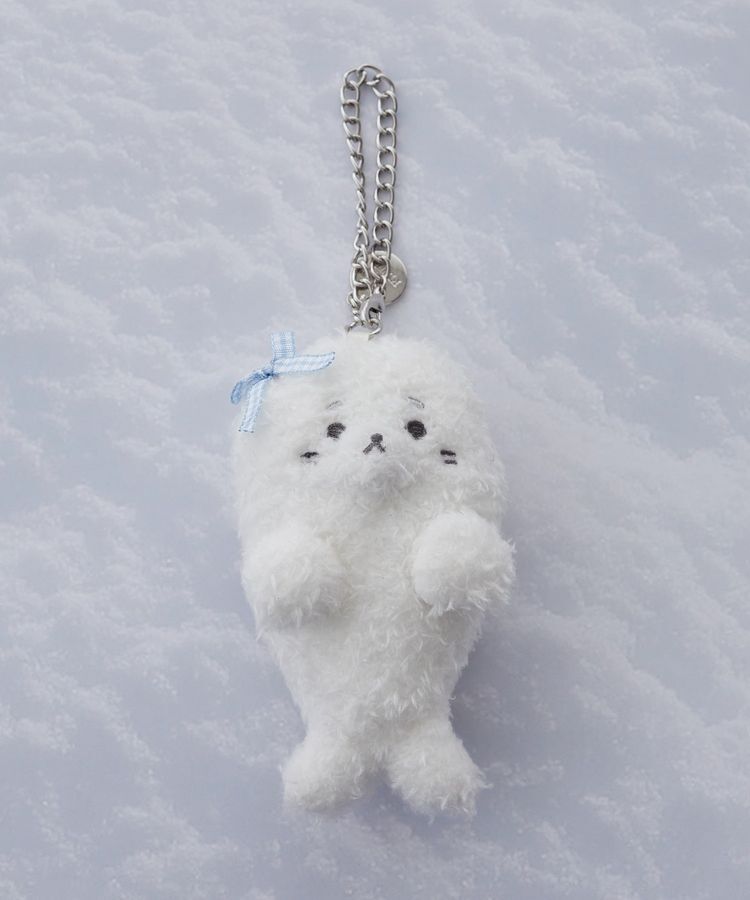 Maison de FLEUR「アザラシぬいぐるみチャーム」|その他|ホワイト