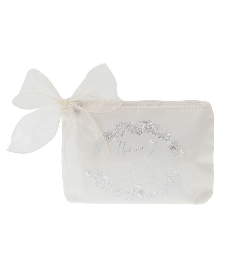 Maison de FLEUR「シーシェルプリントポーチ」|ポーチ|