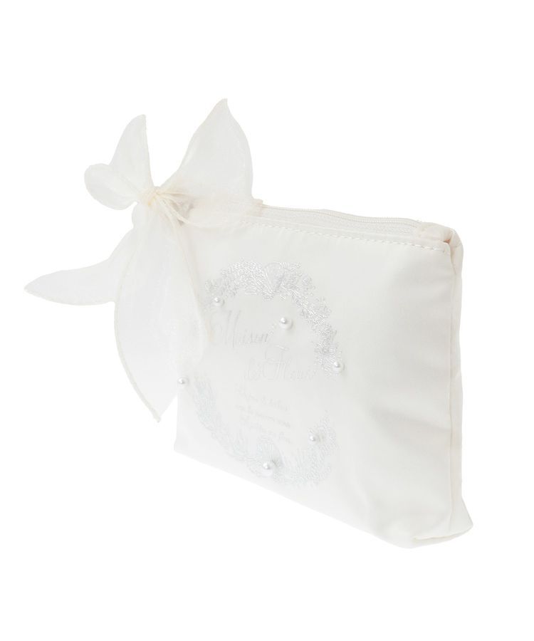 Maison de FLEUR「シーシェルプリントポーチ」|ポーチ|