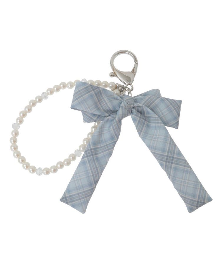 Maison de FLEUR「チェックリボンパールチャーム」|その他|