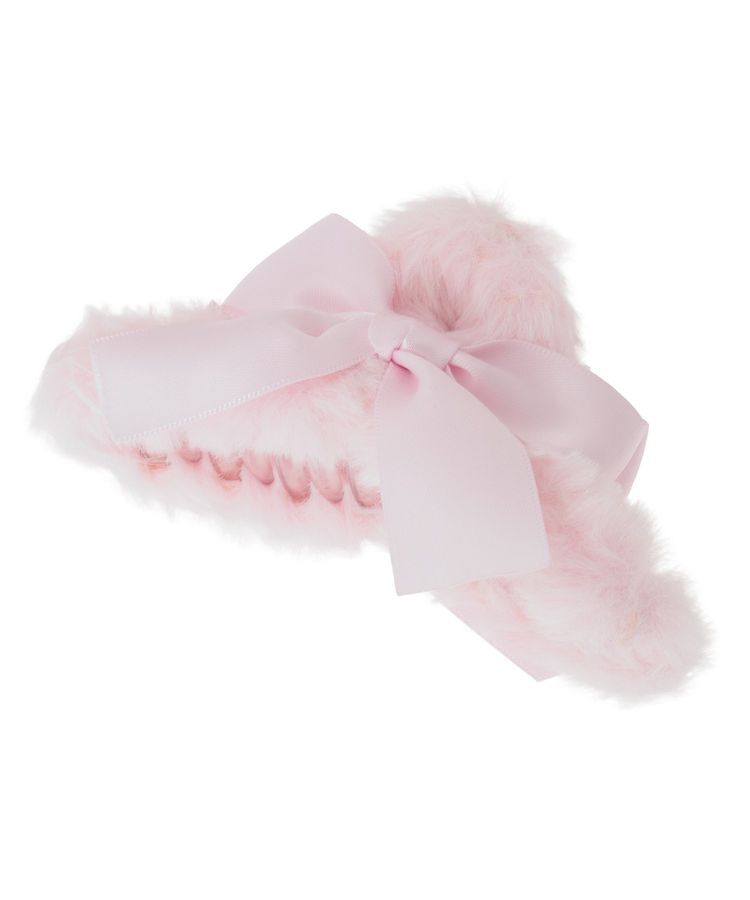 Maison de FLEUR「ピンクマニアファーリボンバンスクリップ」|その他|