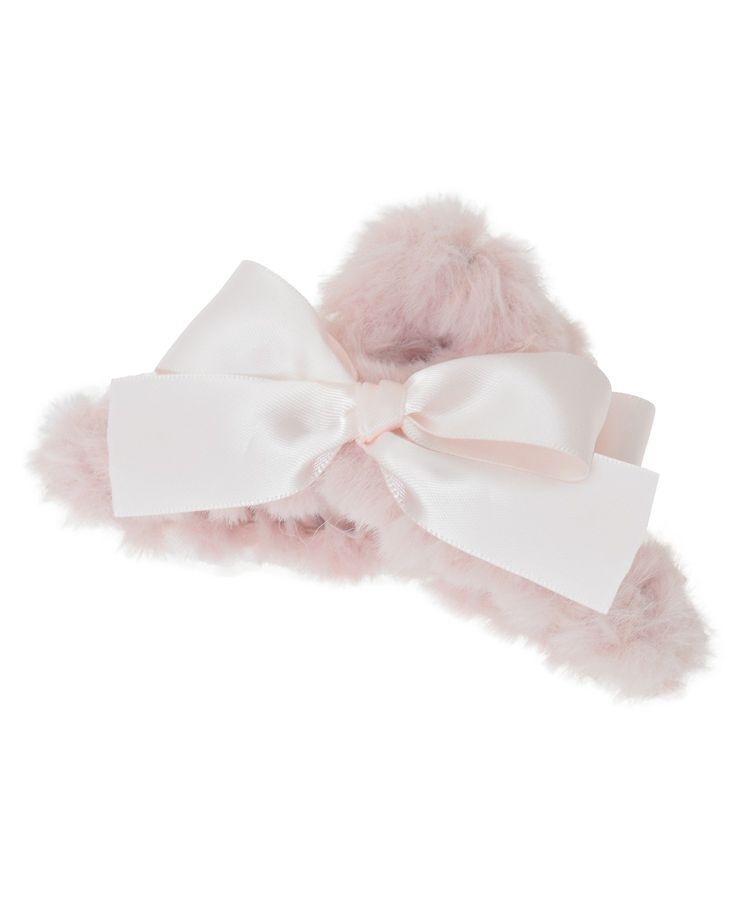 Maison de FLEUR「ピンクマニアファーリボンバンスクリップ」|その他|