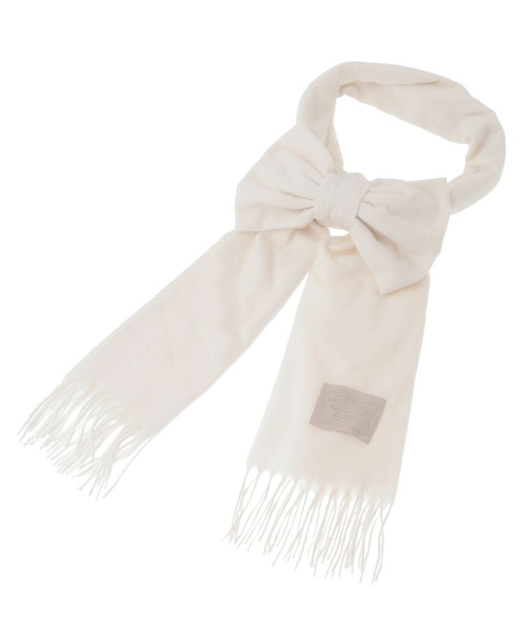 Maison de FLEUR「リボン付きストール」|ストール|