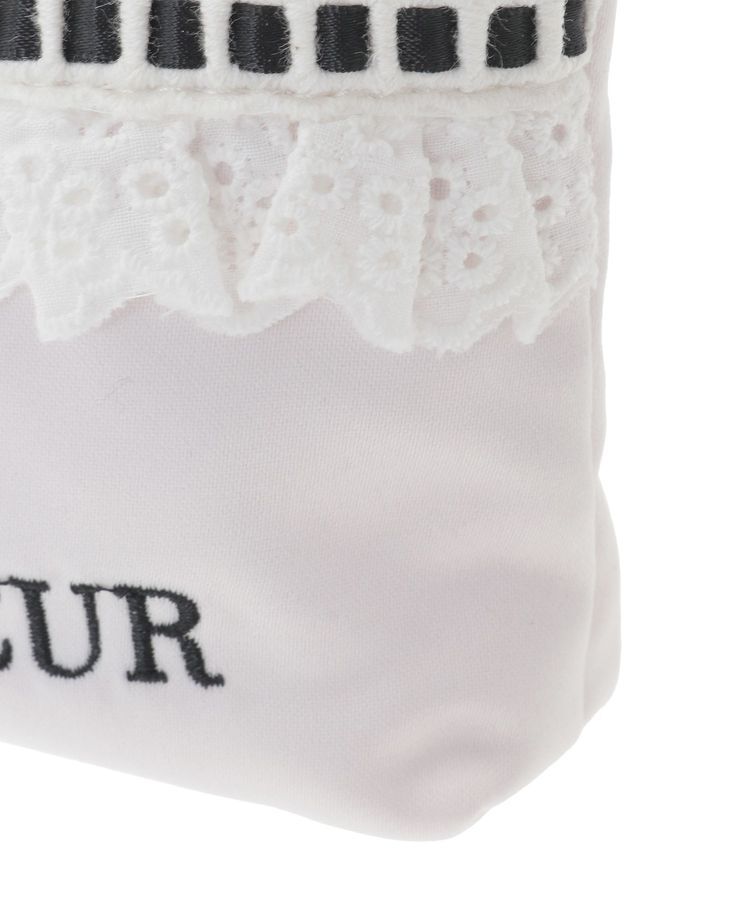 Maison de FLEUR「コットンフリルポーチ」|ポーチ|