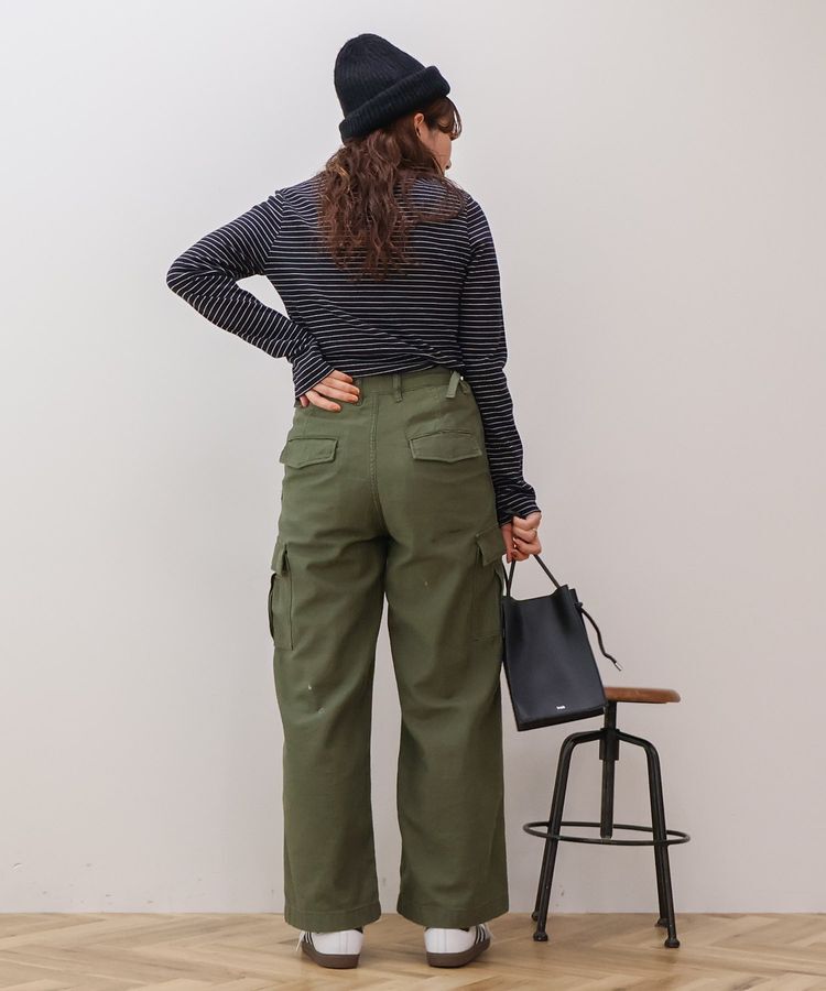 AMERICAN HOLIC「リブボーダーカットプルオーバー」|Tシャツ・カットソー|