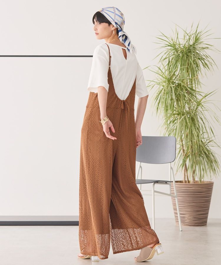 AMERICAN HOLIC「レースキャミサロペット【WEB限定カラー有り】」|オールインワン|