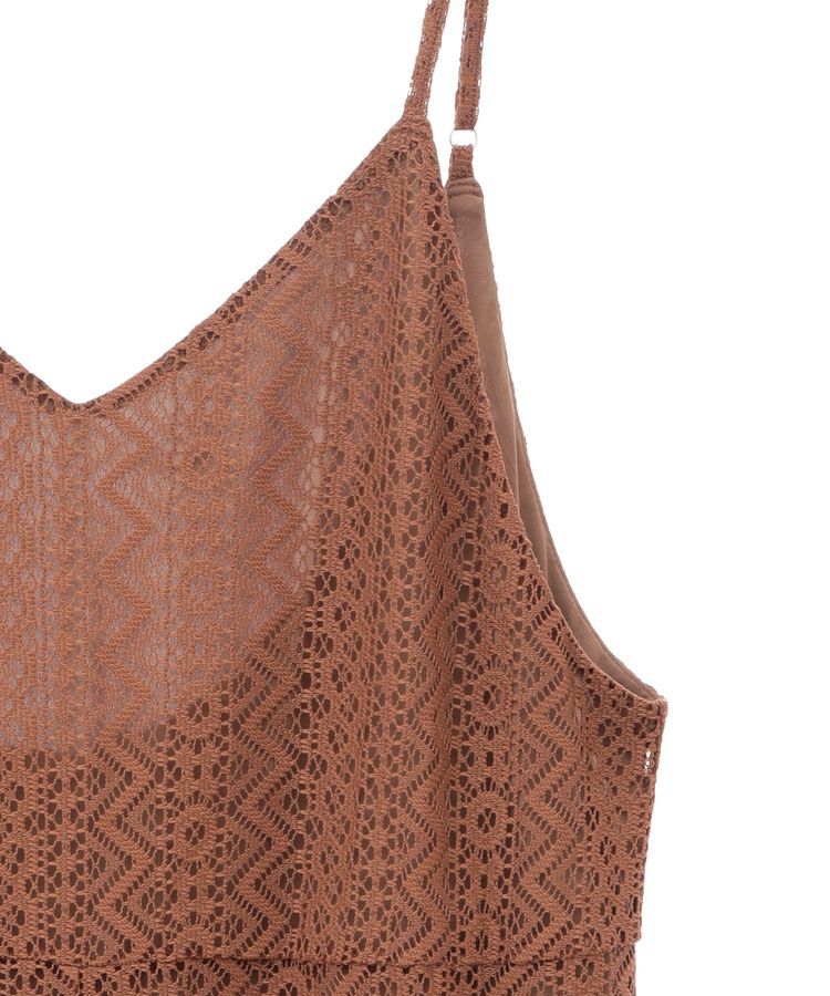 AMERICAN HOLIC「レースキャミサロペット【WEB限定カラー有り】」|オールインワン|