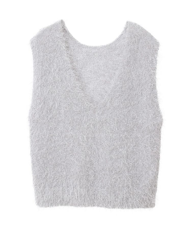 AMERICAN HOLIC「【選べる丈2サイズ】前後2wayシャギーベスト」|ベスト・ジレ|