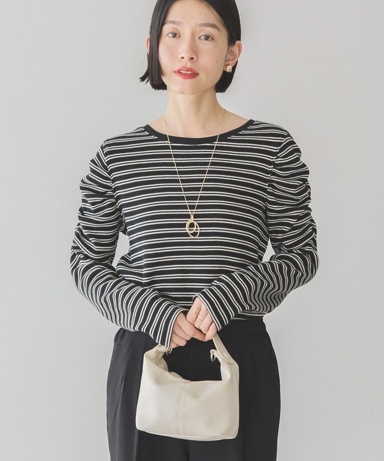 AMERICAN HOLIC「ショルダーギャザーワッフルプルオーバー」|Tシャツ・カットソー|