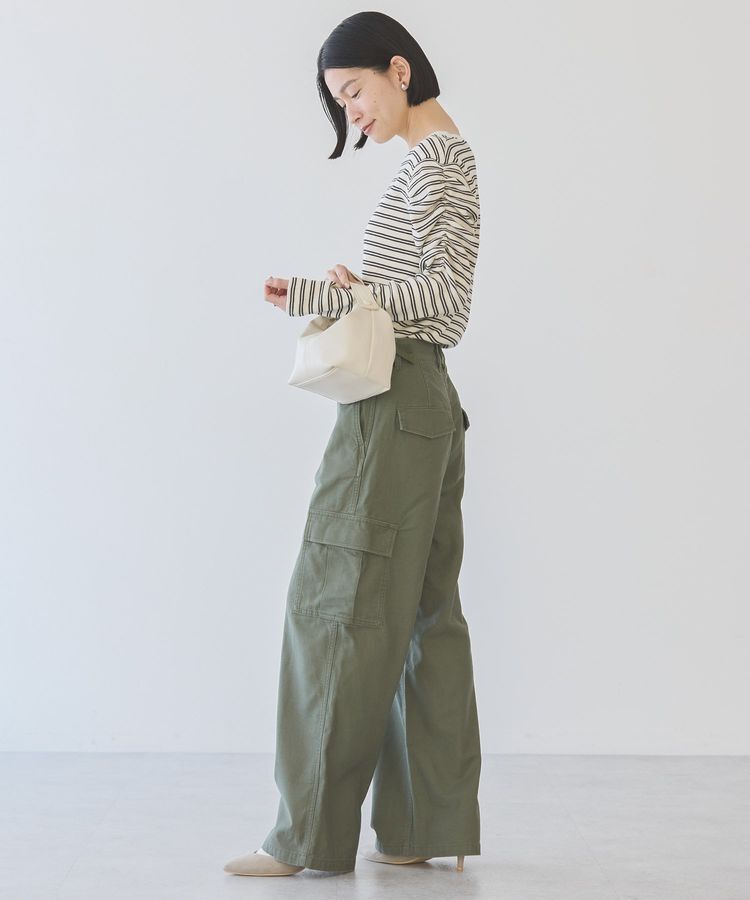 AMERICAN HOLIC「ショルダーギャザーワッフルプルオーバー」|Tシャツ・カットソー|