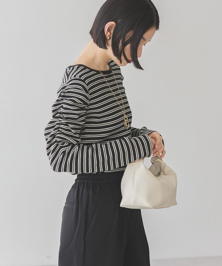 AMERICAN HOLIC「ショルダーギャザーワッフルプルオーバー」|Tシャツ・カットソー|