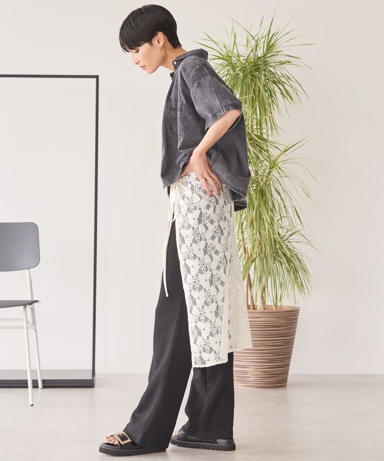 AMERICAN HOLIC「Wポケットデニムショートシャツ」|シャツ・ブラウス|