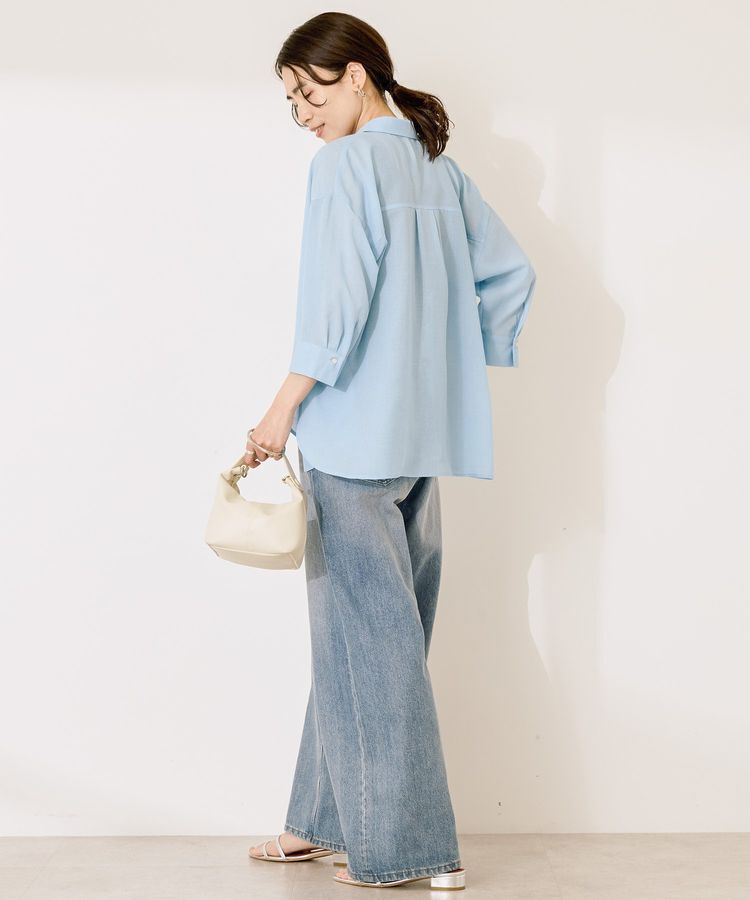 AMERICAN HOLIC「シアーボイルレギュラー7分袖シャツ」|シャツ・ブラウス|