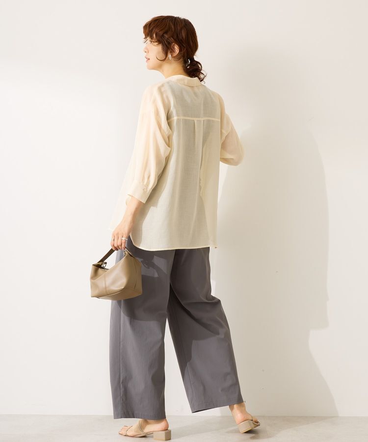 AMERICAN HOLIC「シアーボイルレギュラー7分袖シャツ」|シャツ・ブラウス|