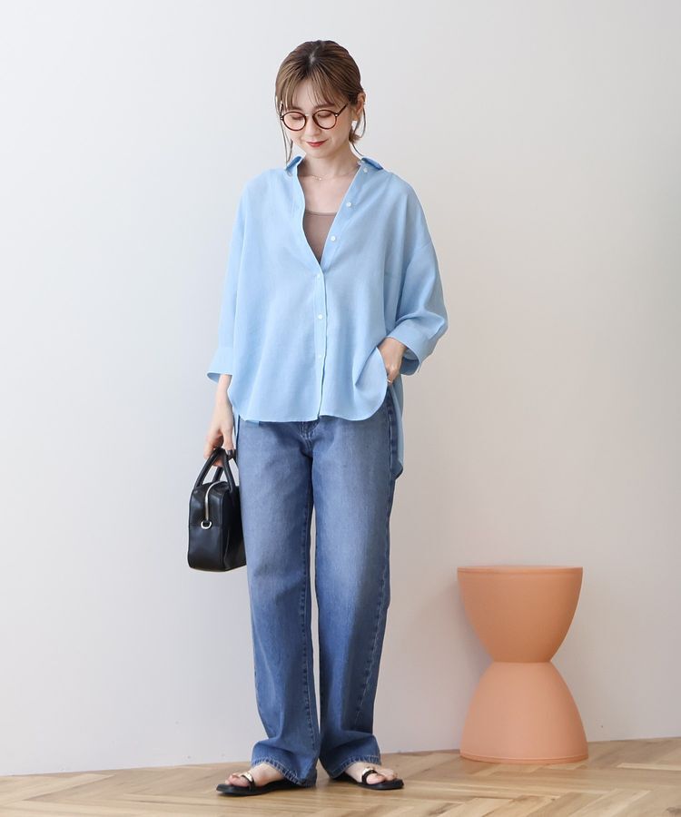 AMERICAN HOLIC「シアーボイルレギュラー7分袖シャツ」|シャツ・ブラウス|