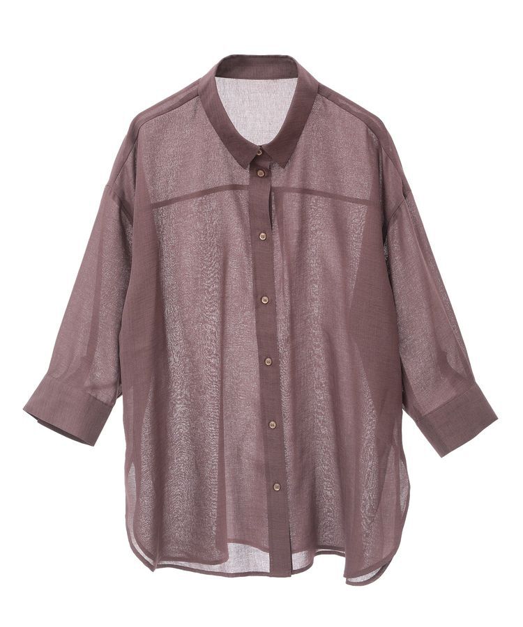 AMERICAN HOLIC「シアーボイルレギュラー7分袖シャツ」|シャツ・ブラウス|