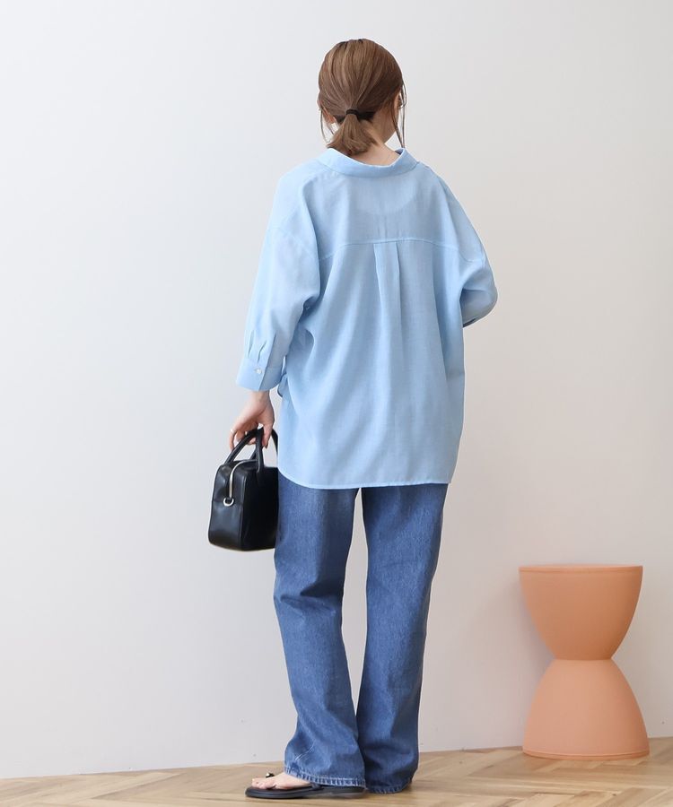 AMERICAN HOLIC「シアーボイルレギュラー7分袖シャツ」|シャツ・ブラウス|