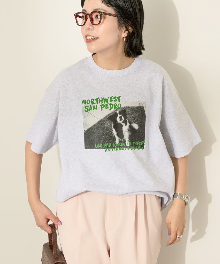 AMERICAN HOLIC「DogフォトプリントTシャツ」|Tシャツ・カットソー|