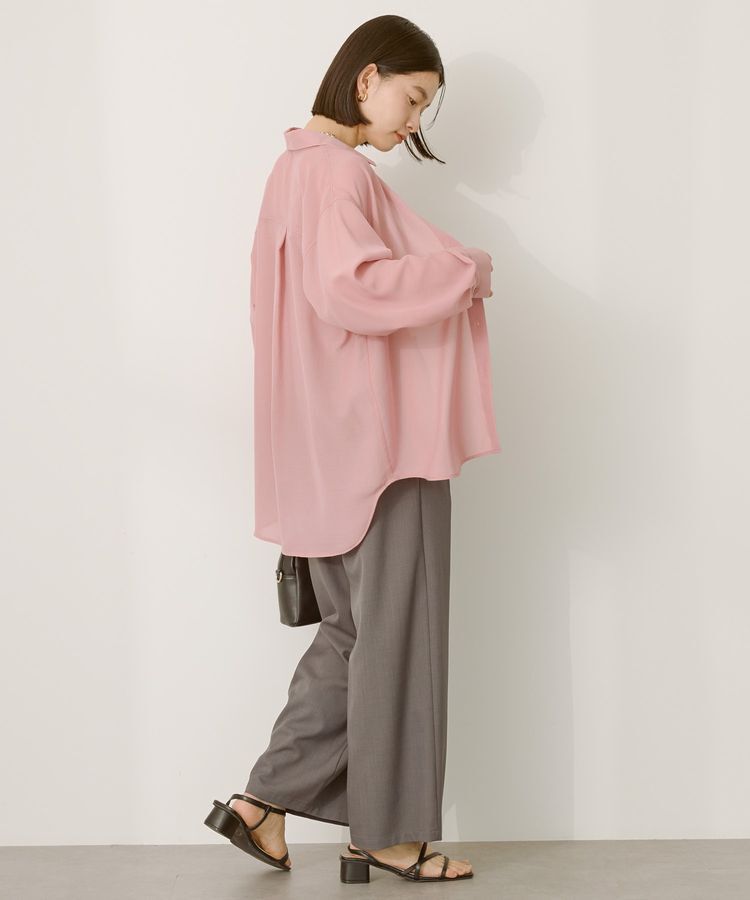 AMERICAN HOLIC「シアーボイルオーバーシルエットシャツ」|シャツ・ブラウス|