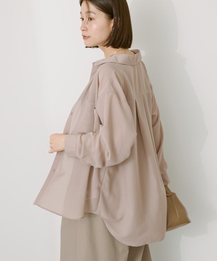 AMERICAN HOLIC「シアーボイルオーバーシルエットシャツ」|シャツ・ブラウス|