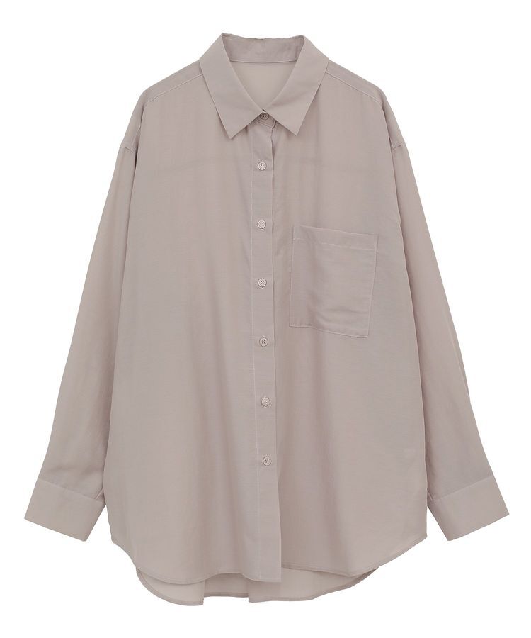 AMERICAN HOLIC「シアーボイルオーバーシルエットシャツ」|シャツ・ブラウス|