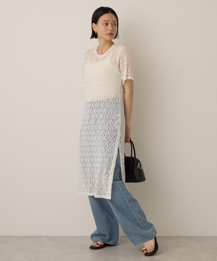 AMERICAN HOLIC「レースTシャツワンピース」|ワンピース|