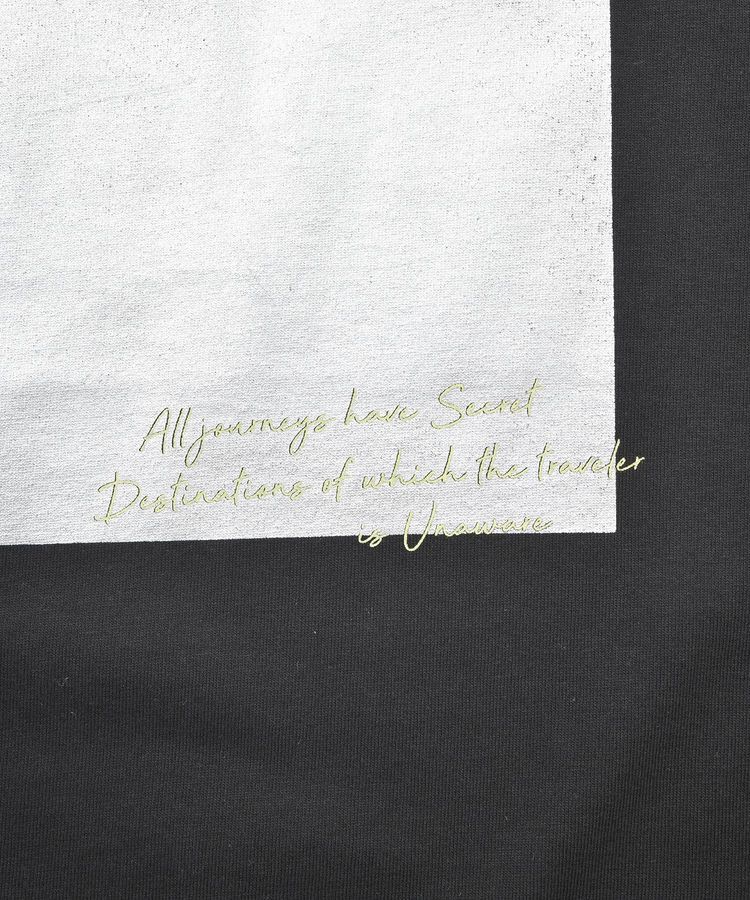 AMERICAN HOLIC「ボックス箔プリントロングTシャツ/チュニック」|Tシャツ・カットソー|