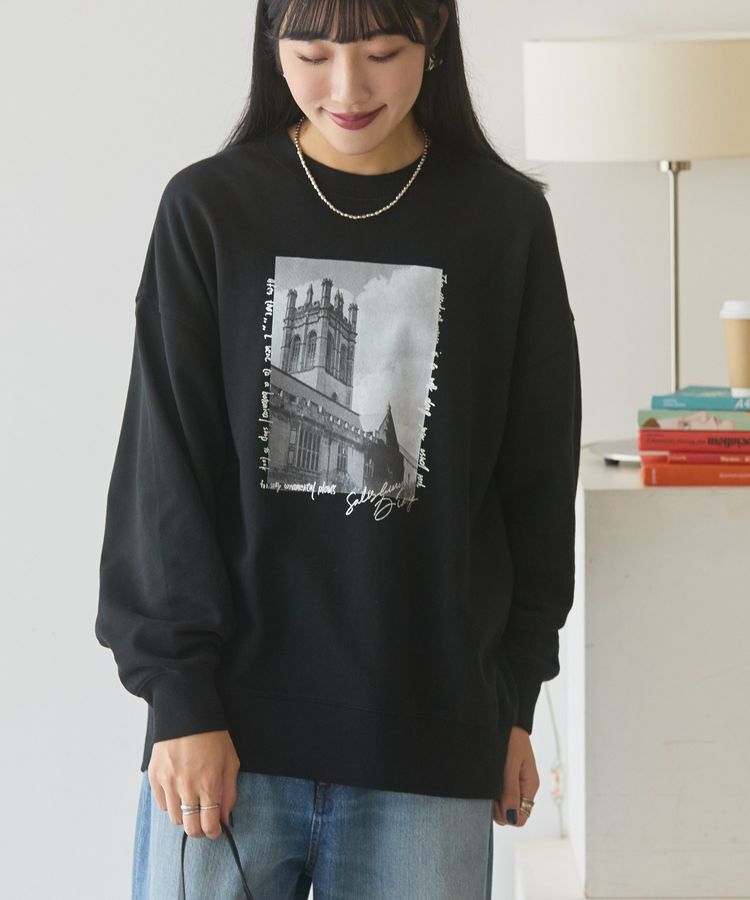 AMERICAN HOLIC「ハンドストロークフォト裏毛プルオーバー」|スウェット・ジャージ|