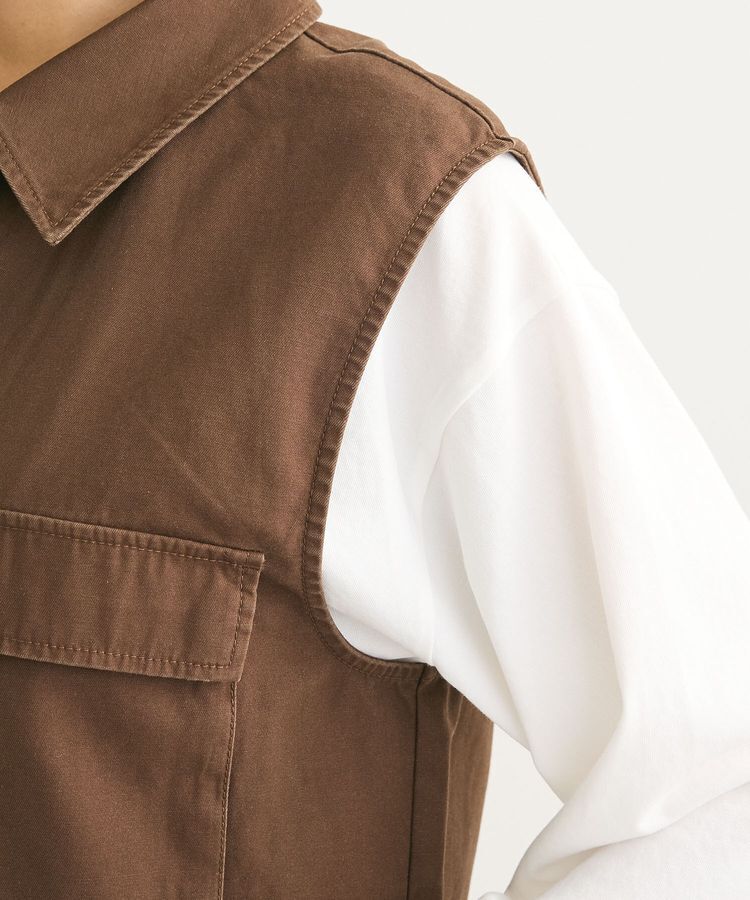 Green Parks「・SUGAR SPOON ミリタリーショートベスト」|ベスト・ジレ|