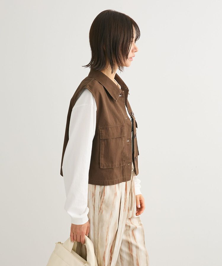 Green Parks「・SUGAR SPOON ミリタリーショートベスト」|ベスト・ジレ|