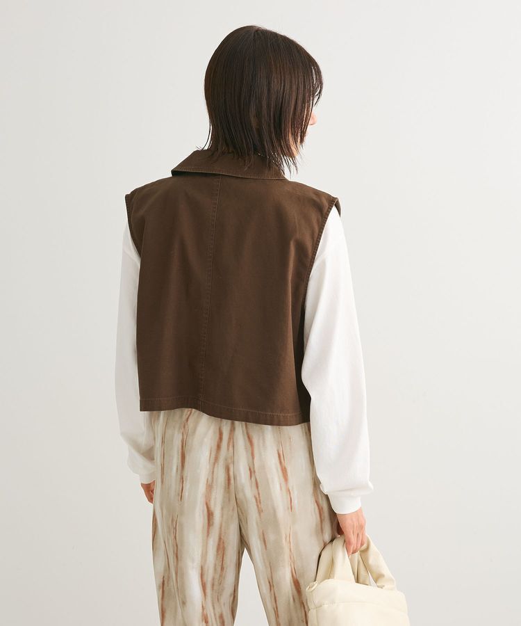 Green Parks「・SUGAR SPOON ミリタリーショートベスト」|ベスト・ジレ|