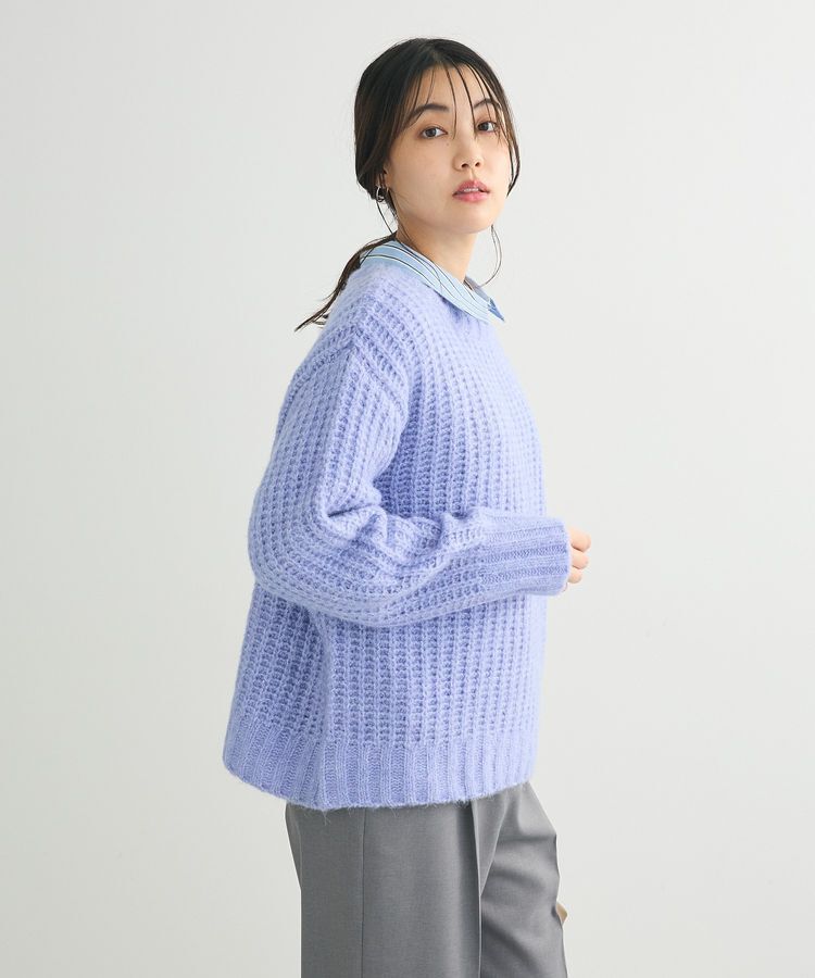 Green Parks「ざっくりローゲージニットプルオーバー」|ニット・セーター|