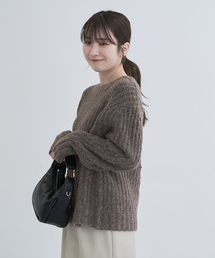 Green Parks「ざっくりローゲージニットプルオーバー」|ニット・セーター|