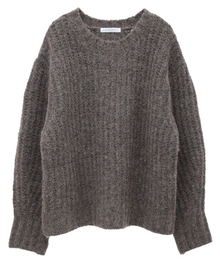 Green Parks「ざっくりローゲージニットプルオーバー」|ニット・セーター|