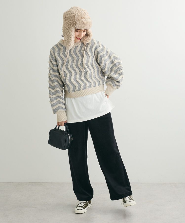 Green Parks「ぽかぽか裏起毛ベロアイージーパンツ」|その他|