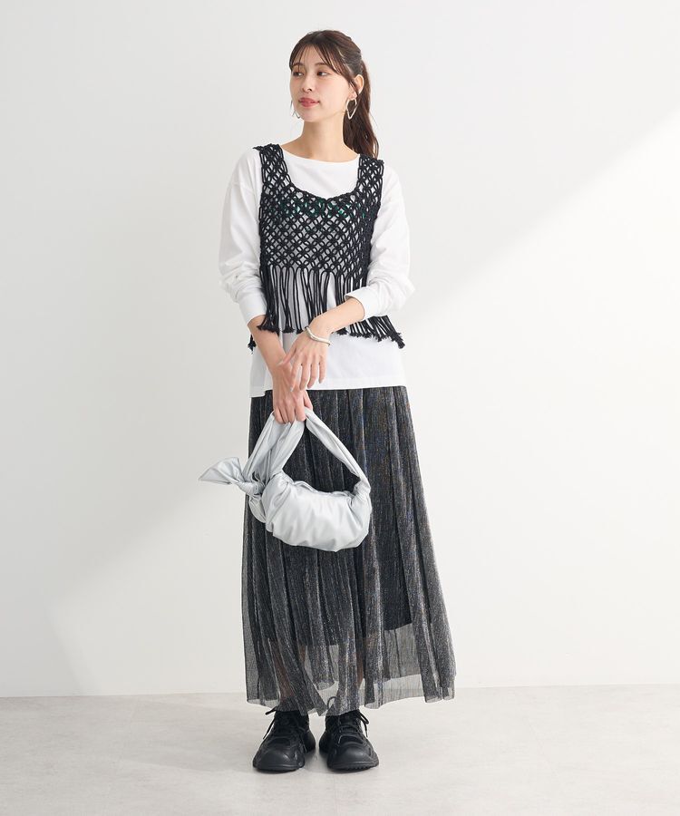 Green Parks「マクラメベスト」|ベスト・ジレ|