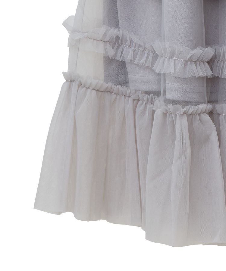 Green Parks「・ELENCARE DUEチュールフリルティアードスカート」|スカート|