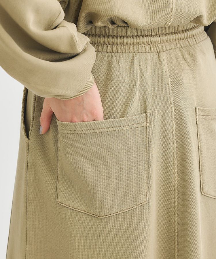 Green Parks「・SUGAR SPOON ピグメントスウェットスカート」|フレア|