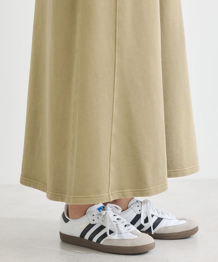 Green Parks「・SUGAR SPOON ピグメントスウェットスカート」|フレア|