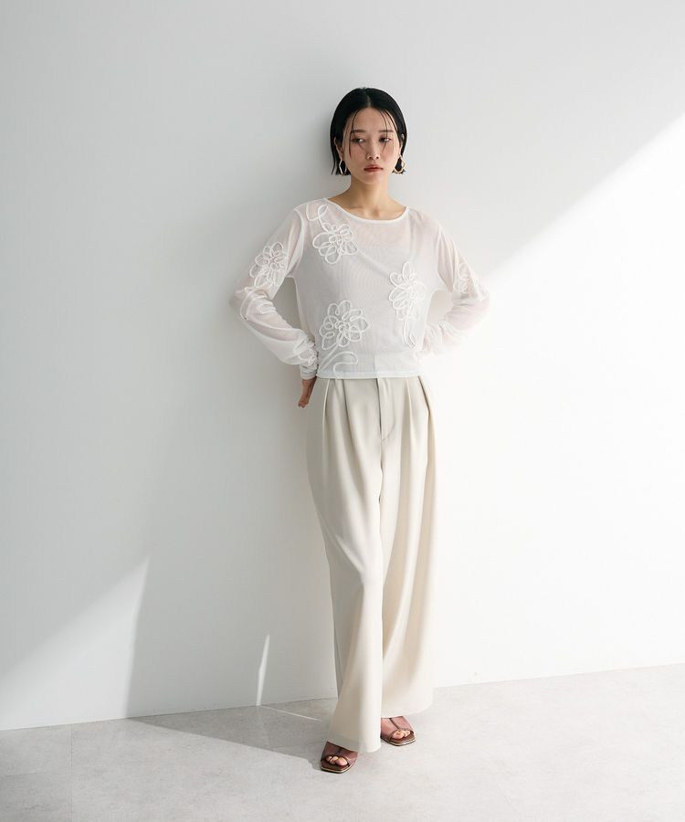 Green Parks「・ELENCARE DUE サイドベルトタックパンツ」|その他|