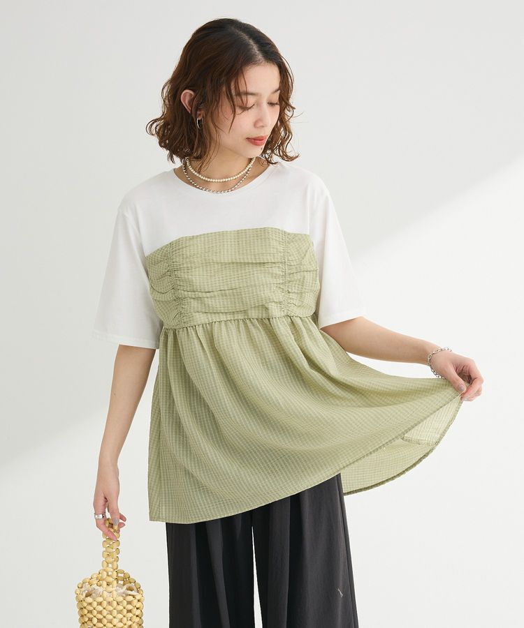 Green Parks「ビスチェドッキングプルオーバー」|Tシャツ・カットソー|