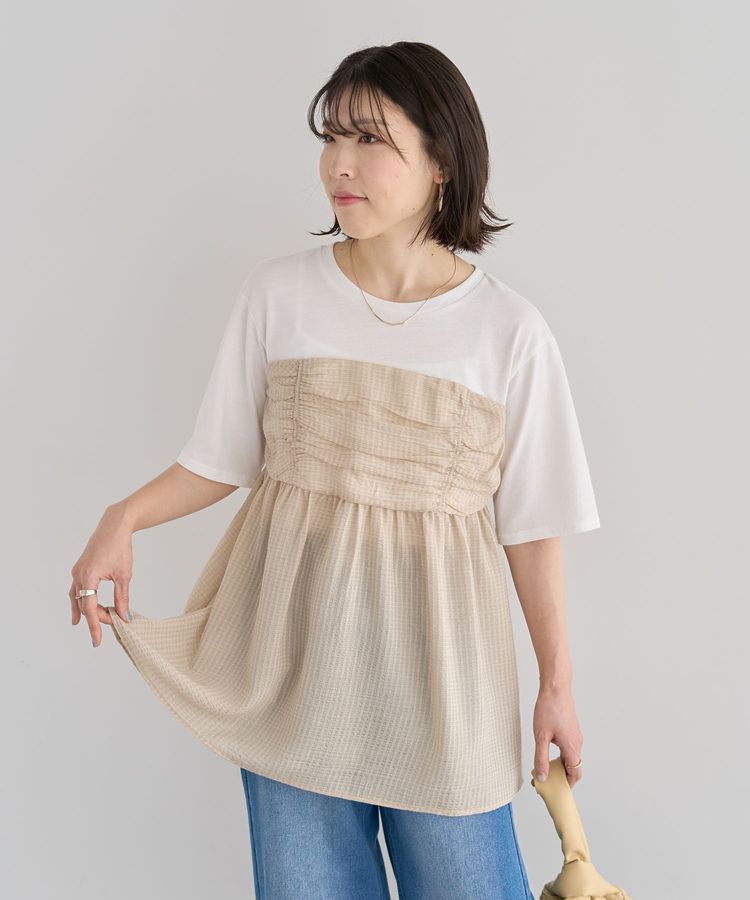 Green Parks「ビスチェドッキングプルオーバー」|Tシャツ・カットソー|